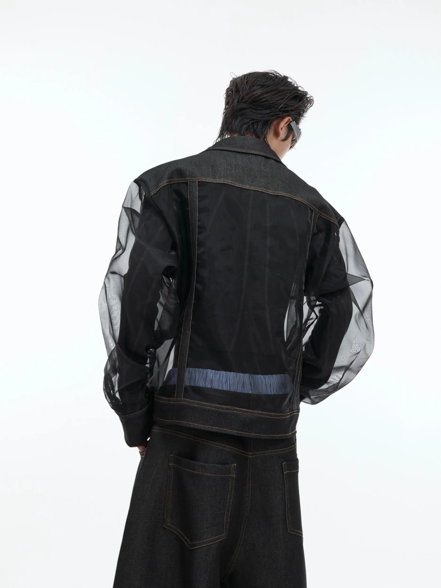 【24s Oct.】Mesh Hollow See-Through Jacket