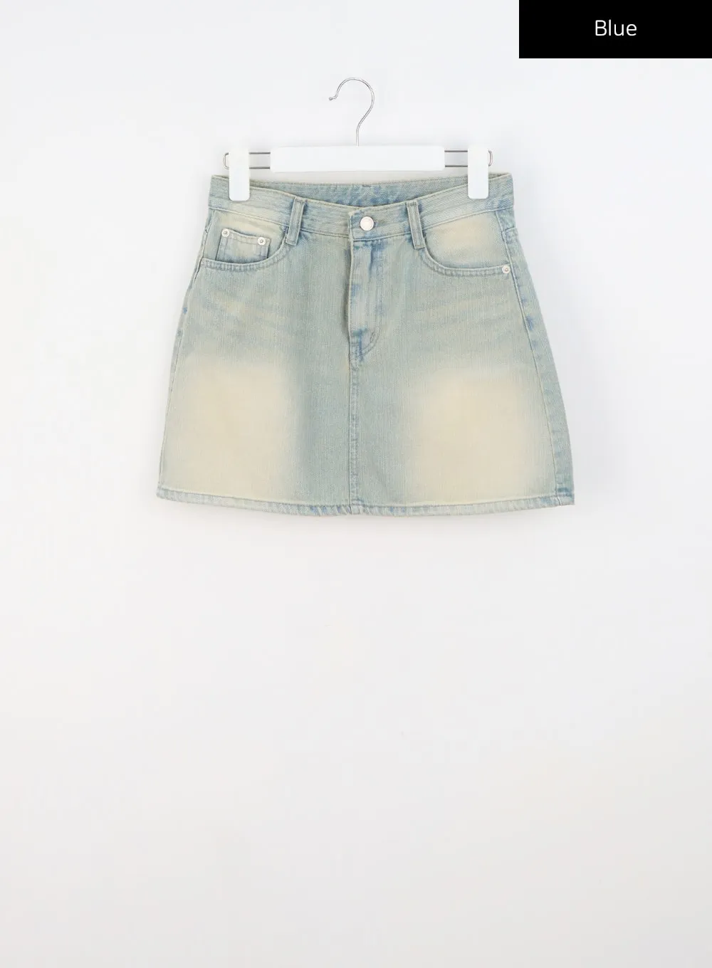 A-Line Denim Mini Skirt CU308