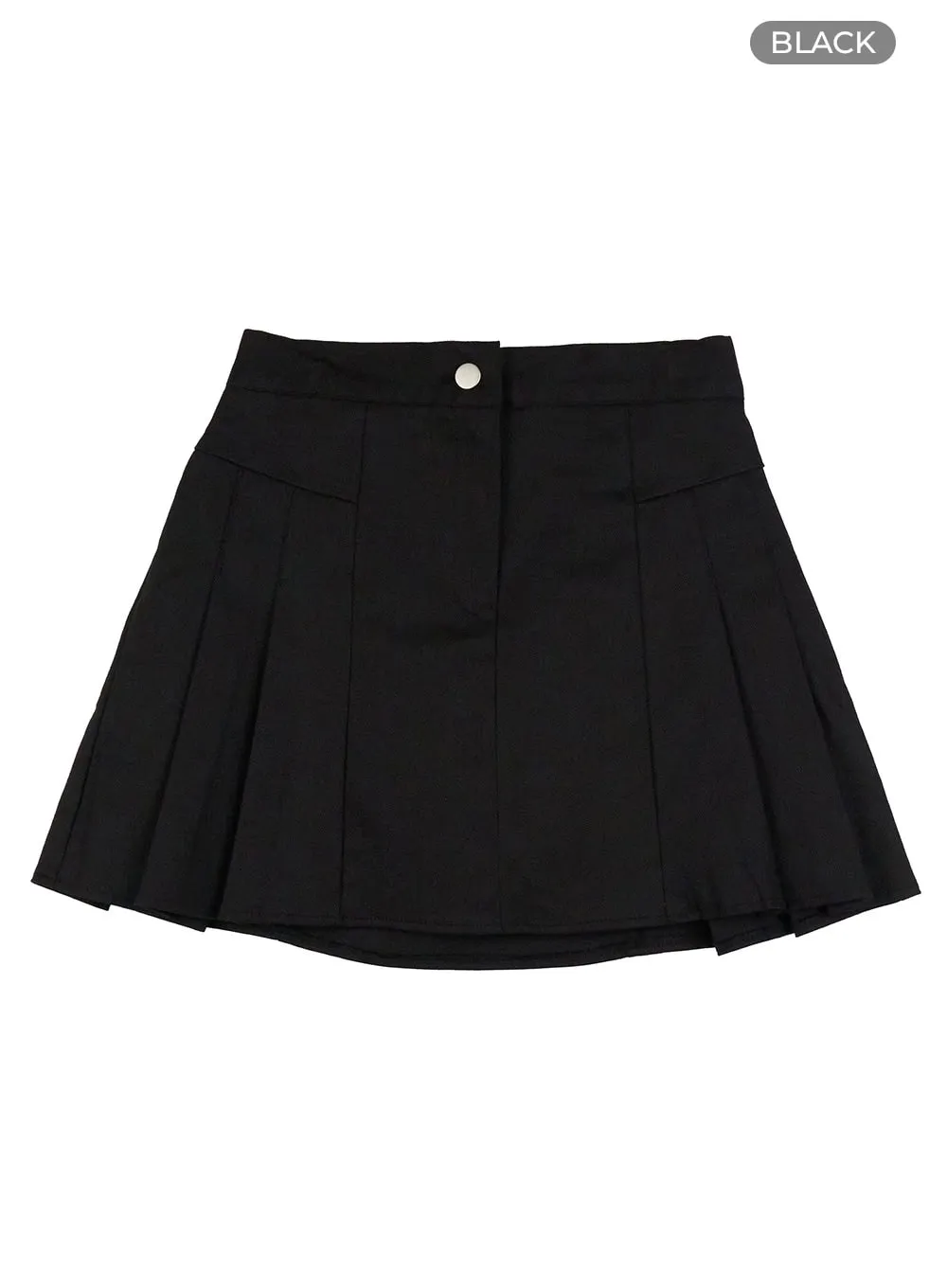 A-Line Pleated Mini Skirt OG416