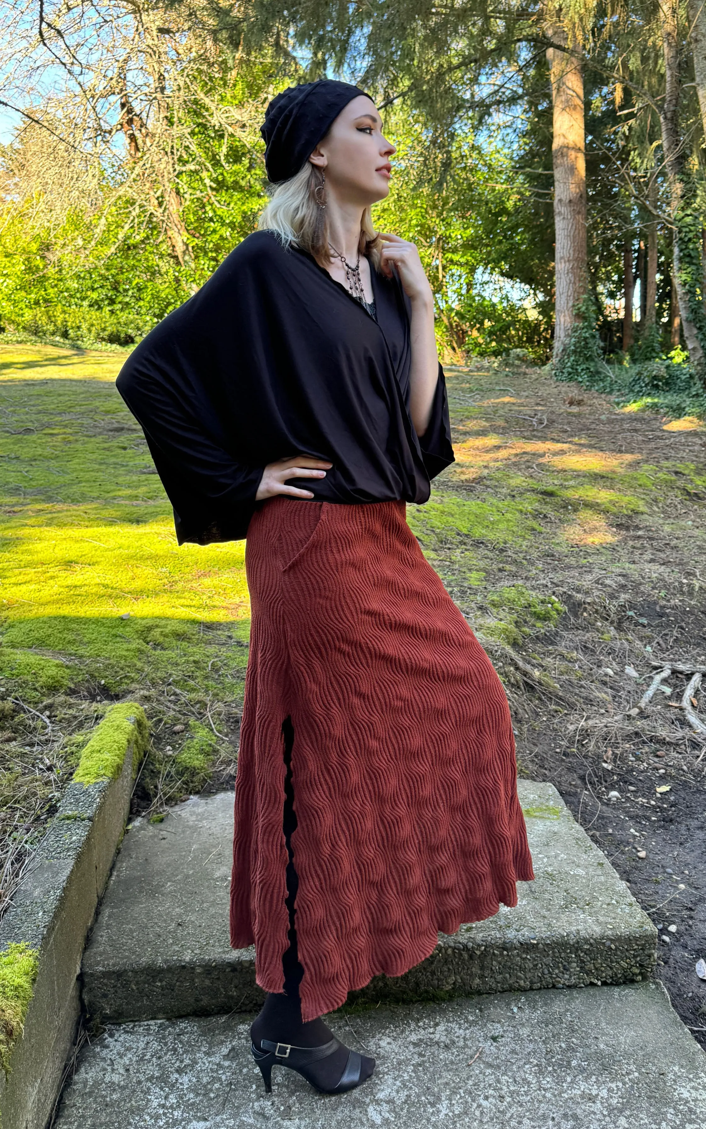 A-Line Skirt with Pockets - Fractal Collection