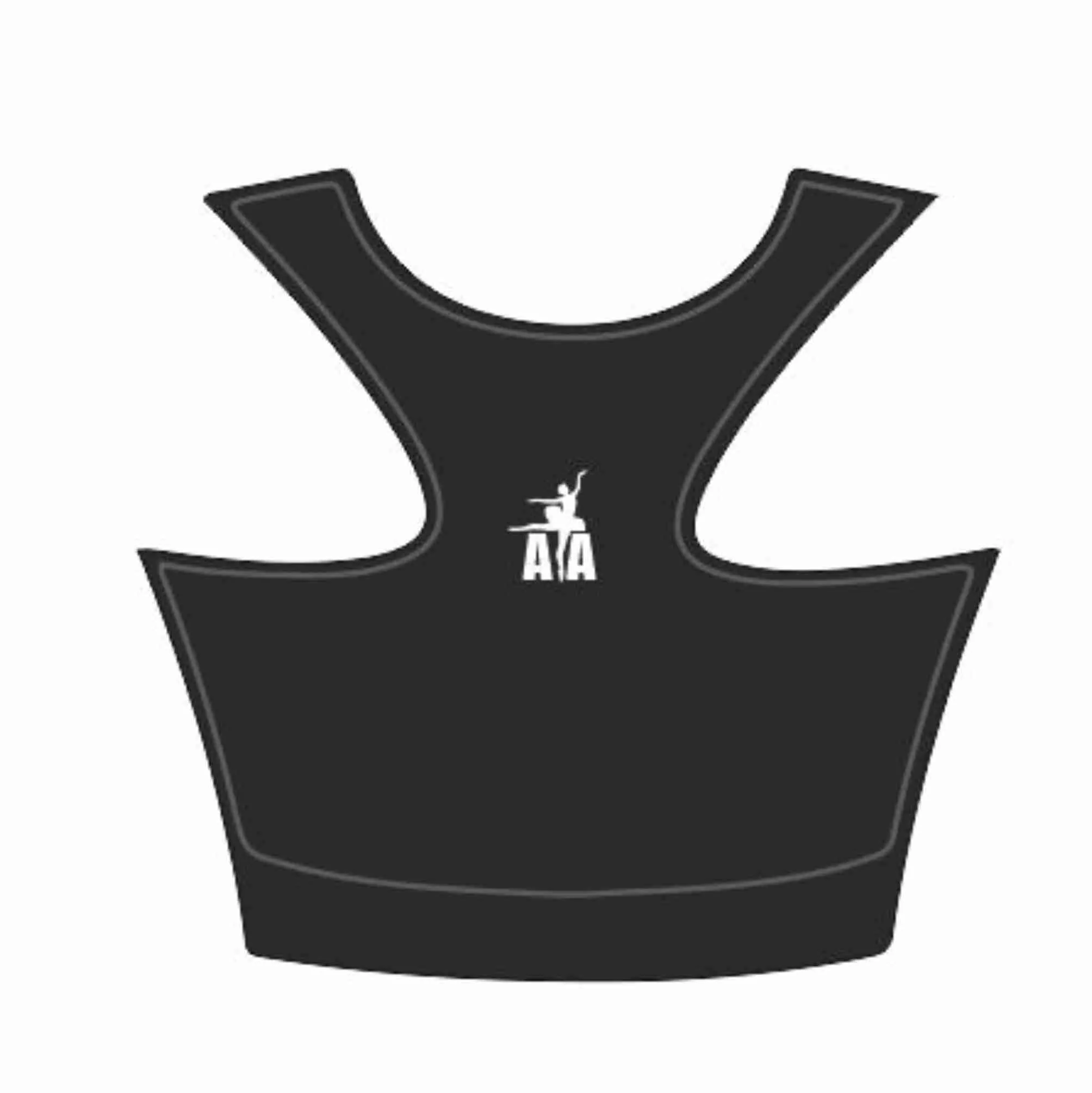 Anna's Academy Racer Back Crop Top