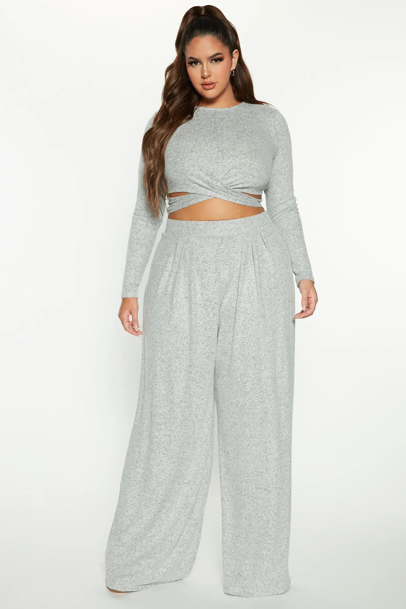 Another Dream Pant Set - Heather Grey