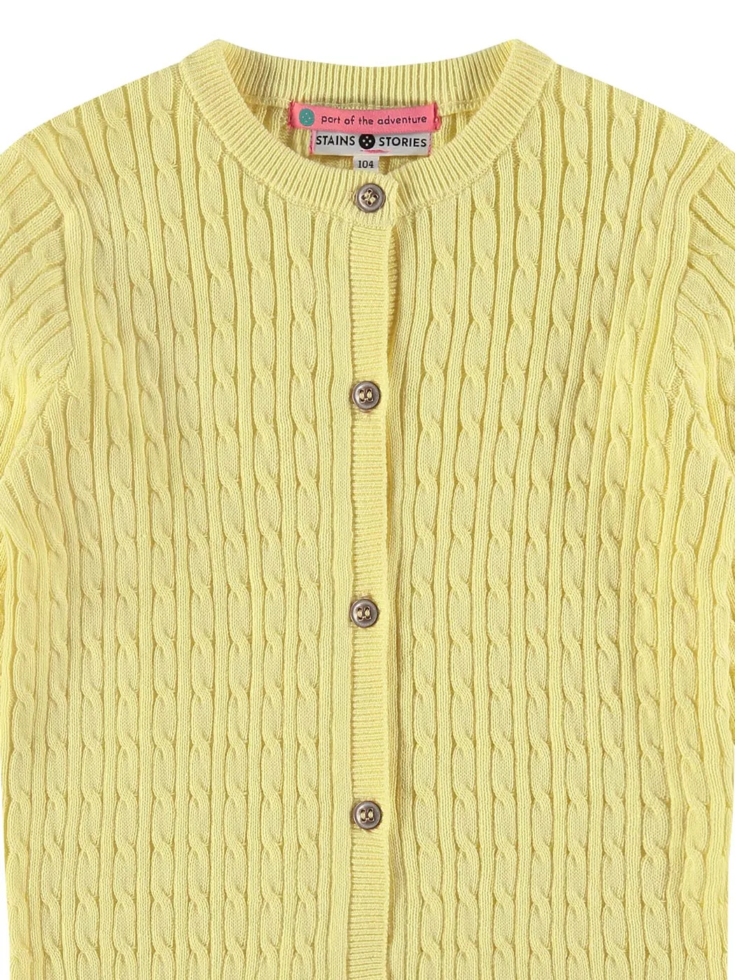 Babyface - Girls Cardigan-BBE24108300-Yellow