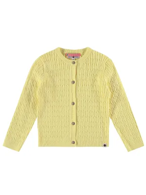 Babyface - Girls Cardigan-BBE24108300-Yellow