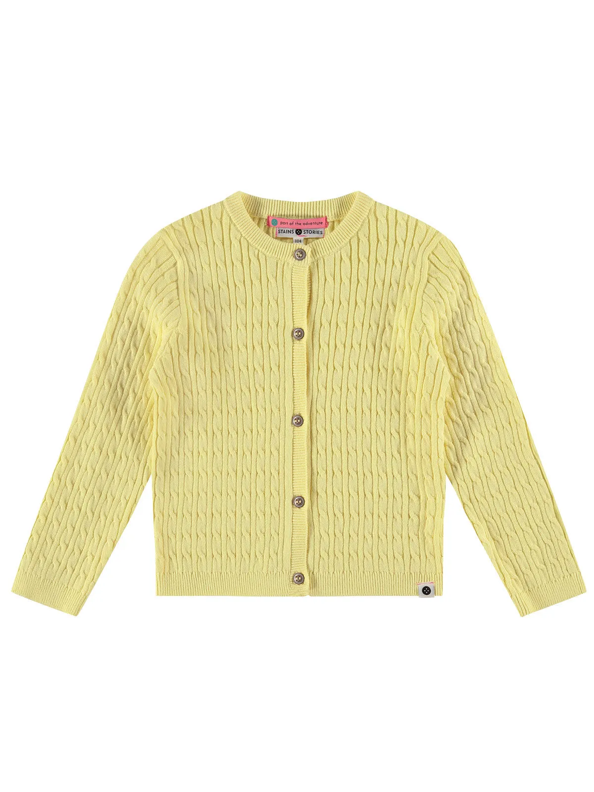 Babyface - Girls Cardigan-BBE24108300-Yellow