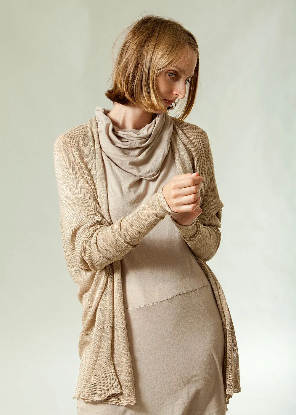 Bamboo Cardigan - Sand