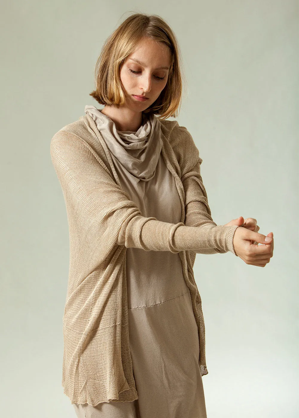 Bamboo Cardigan - Sand