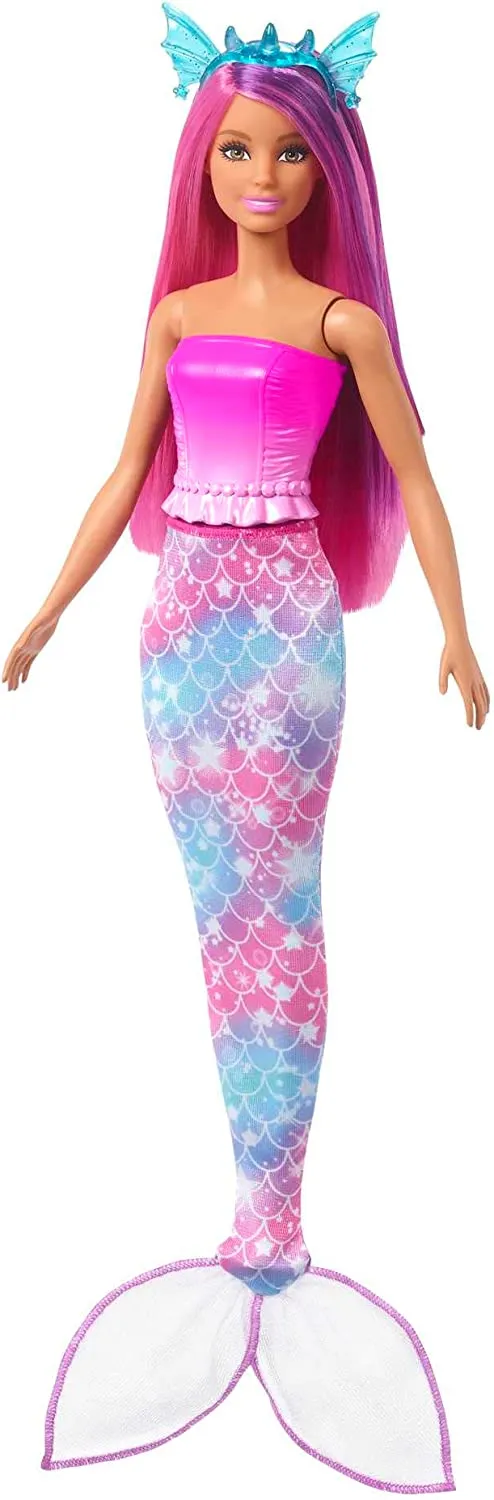 Barbie Fairytale Dress Up Doll - Mermaid Tail And Skirt