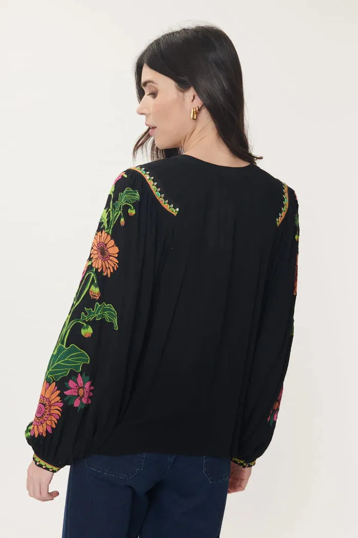 Belinda Embroidered Top