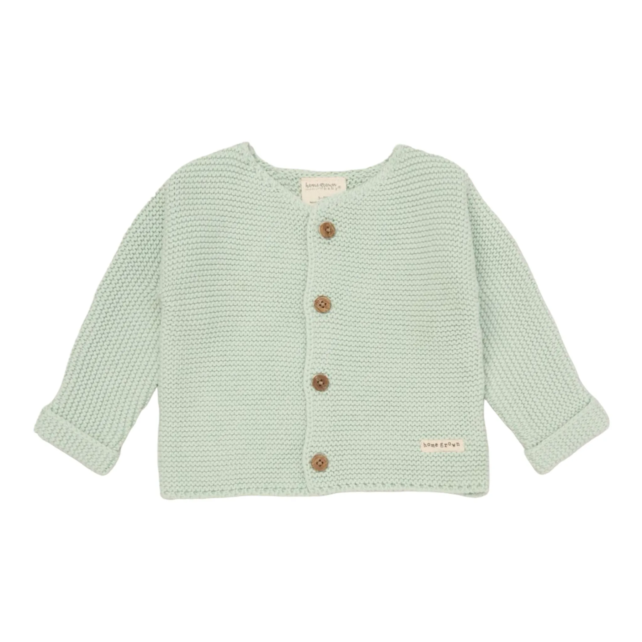 Betty Mckenzie - cotton cardigan, sage