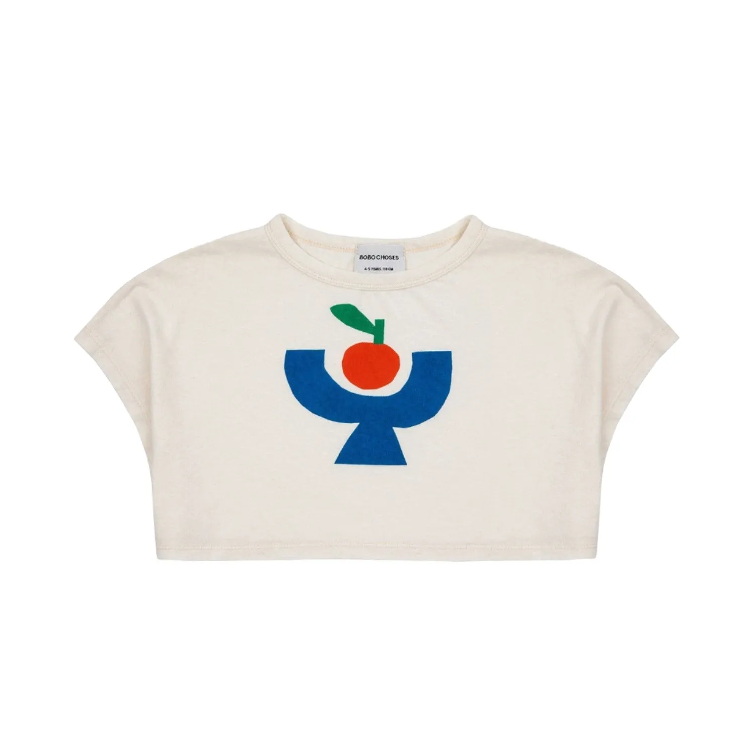 BOBO CHOSES - Tomato Plate Cropped T-shirt