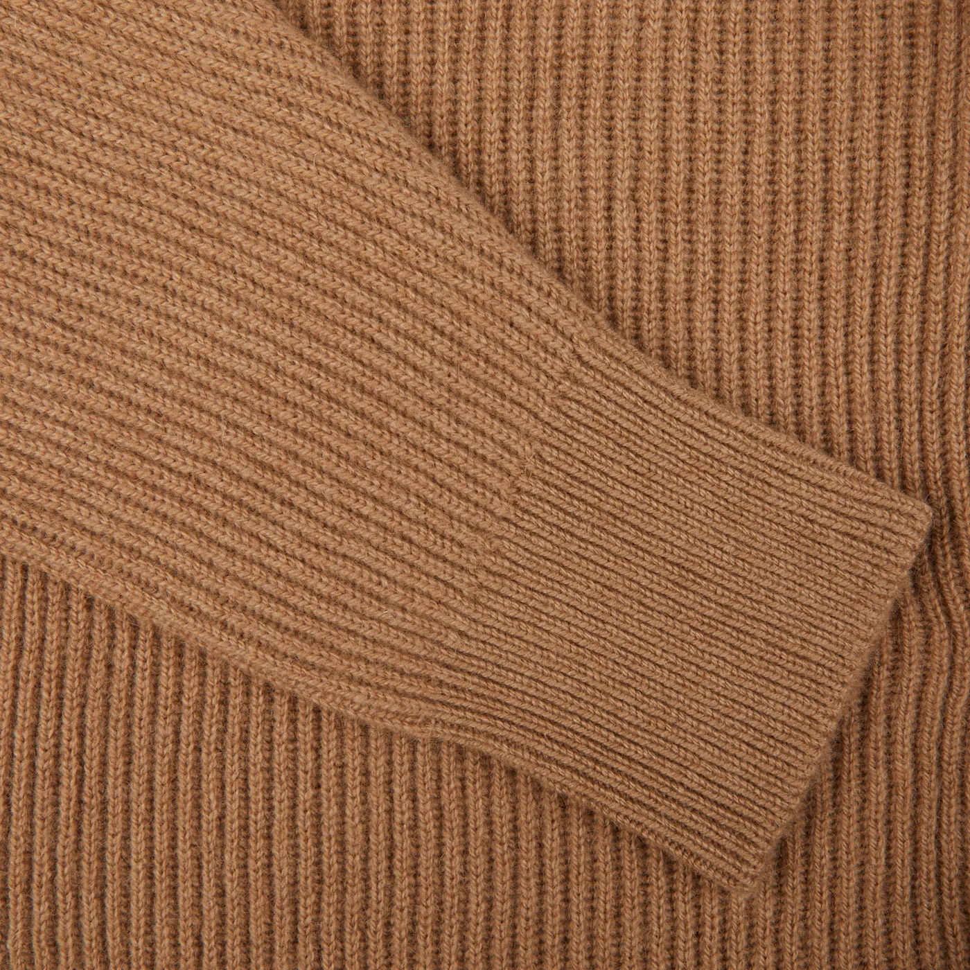 Brown Camel Hair Shawl Collar Cardigan