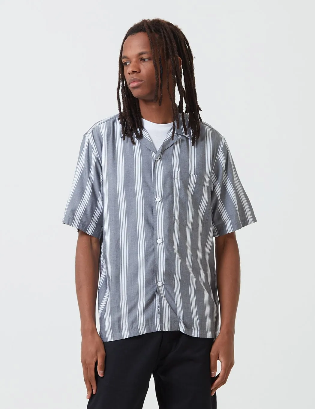 Carhartt-WIP Chester Shirt (Stripe) - Black