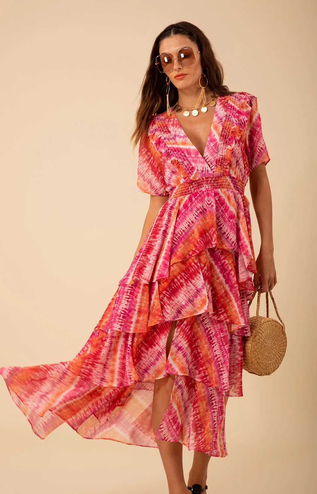 Caroline Chiffon Dress