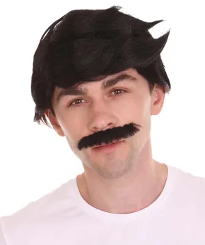 Cartoon Multiple Wig with Mustache Set | TV/Movie Wigs | Premium Breathable Capless Cap