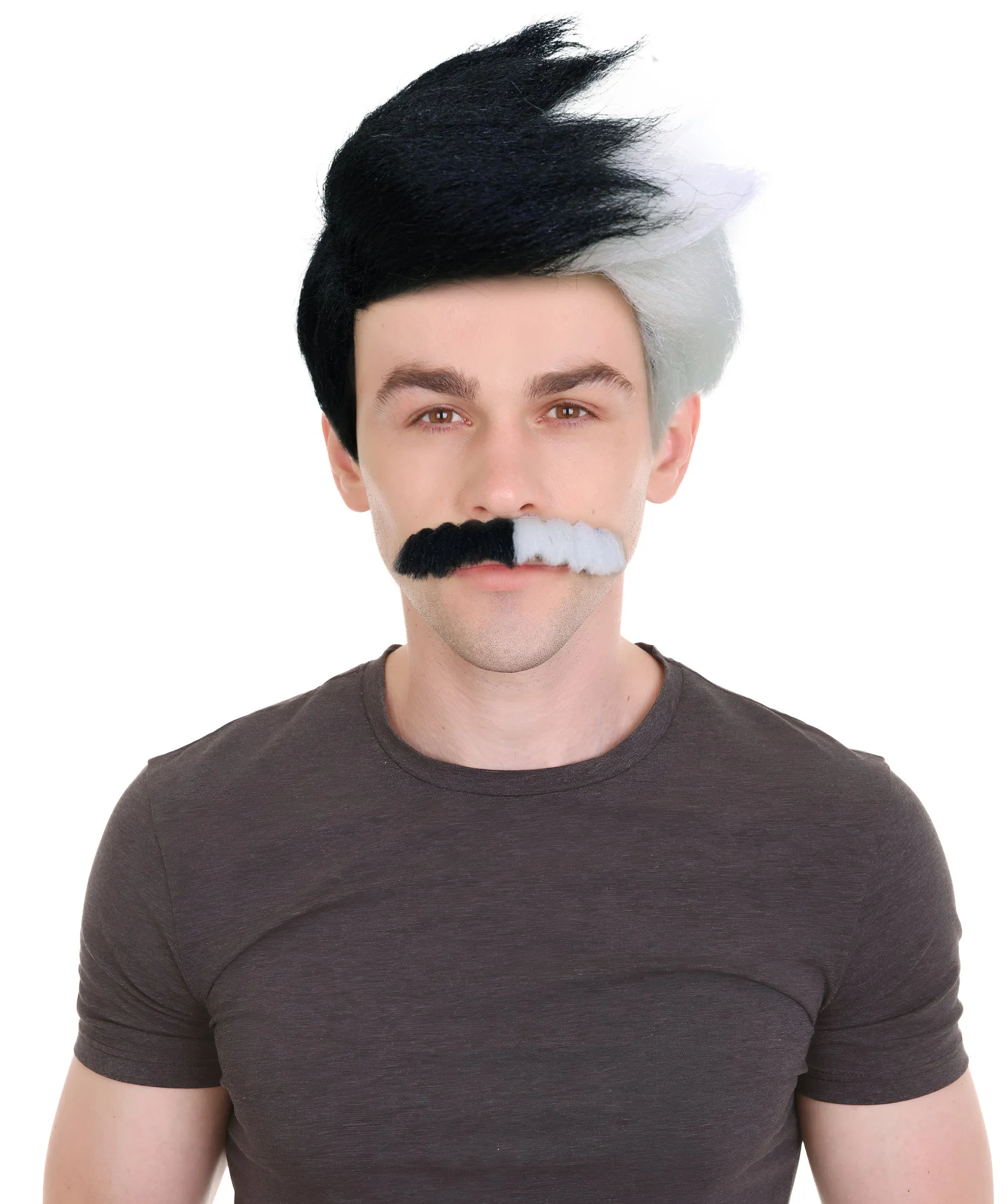 Cartoon Multiple Wig with Mustache Set | TV/Movie Wigs | Premium Breathable Capless Cap