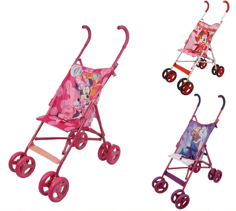 Cartoon Theme Baby Buggy Push Stroller