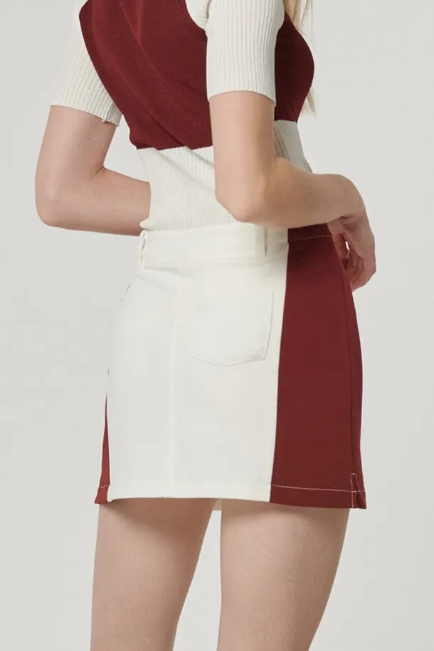 CB A-line Skirt Burgundy