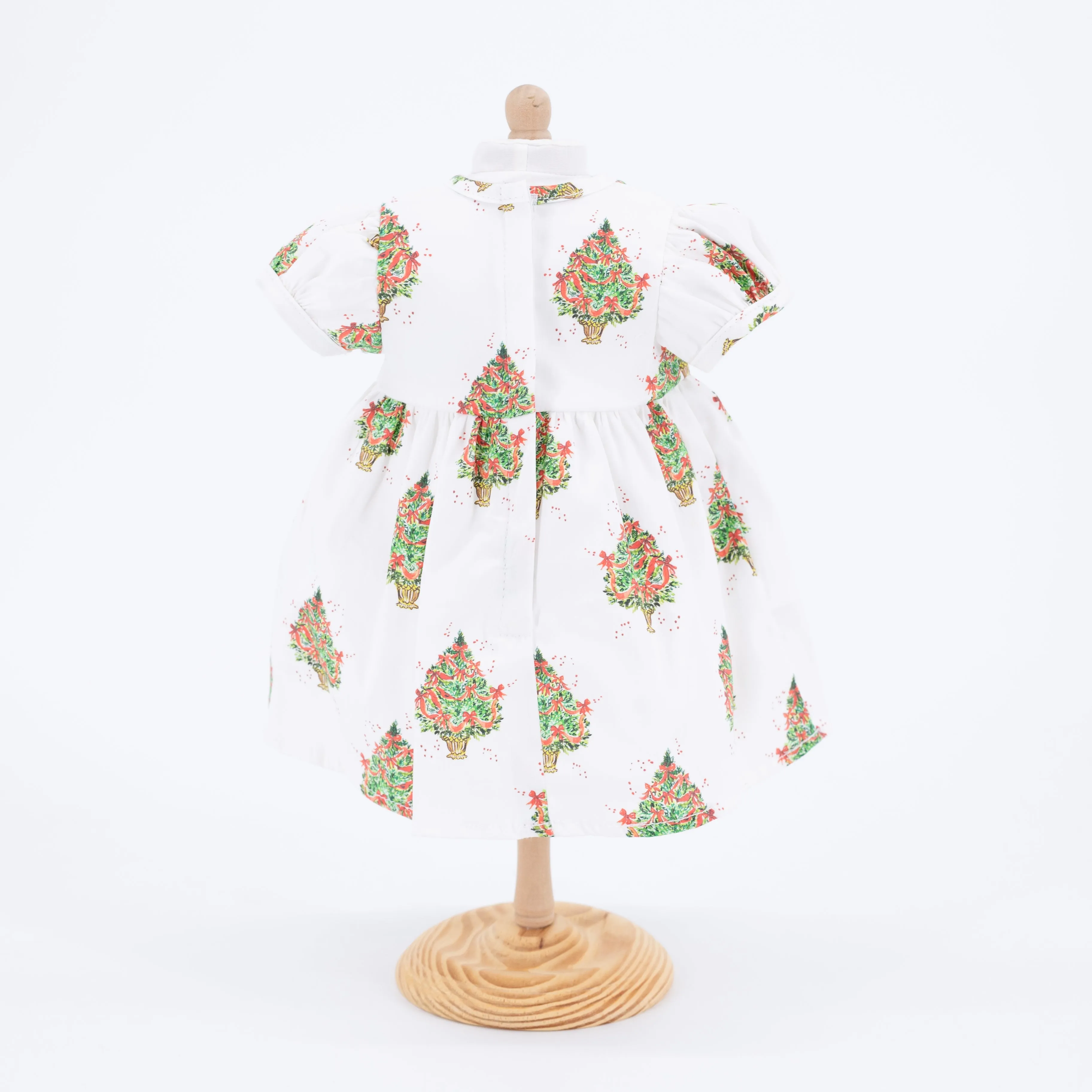 Christmas Tree Doll Dress