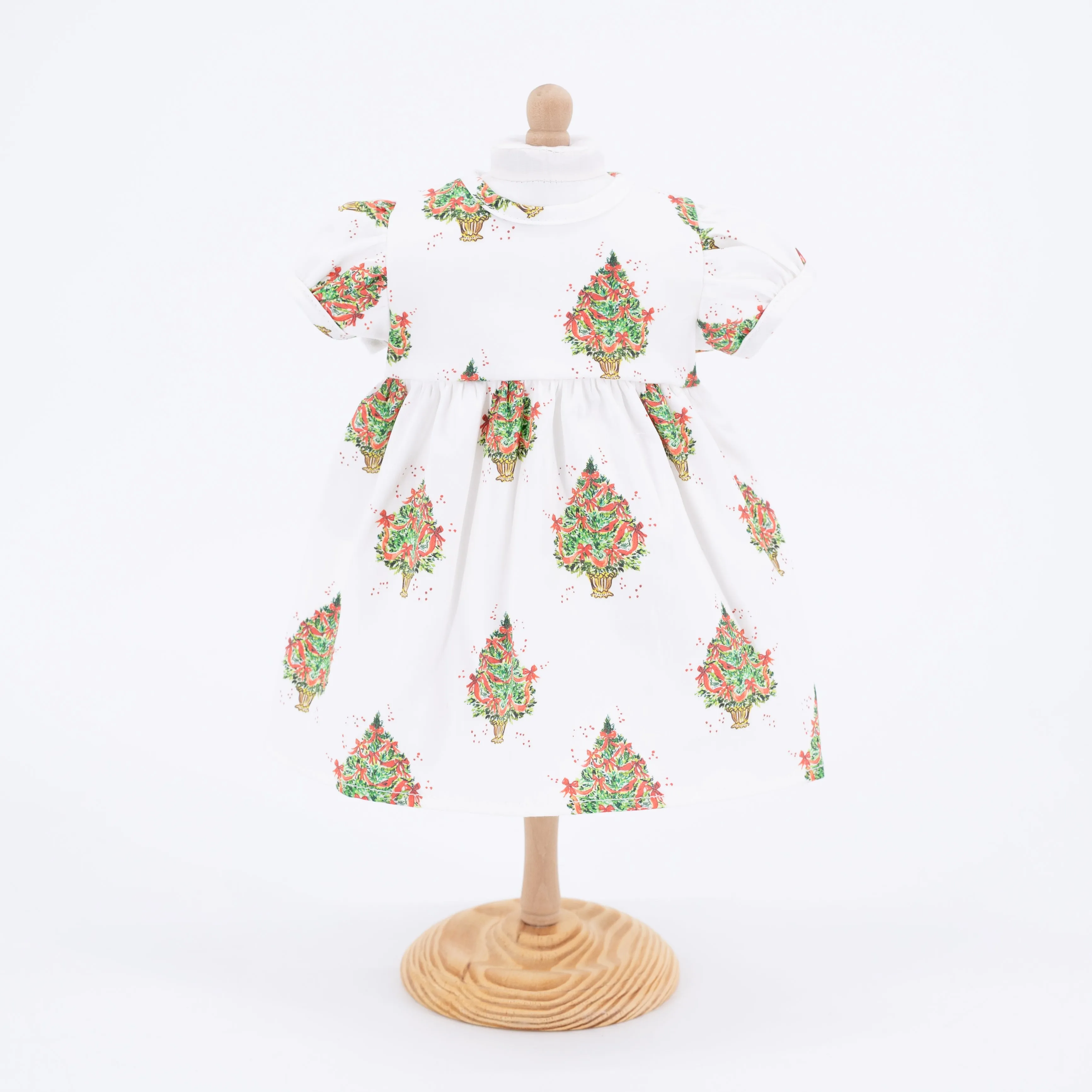 Christmas Tree Doll Dress