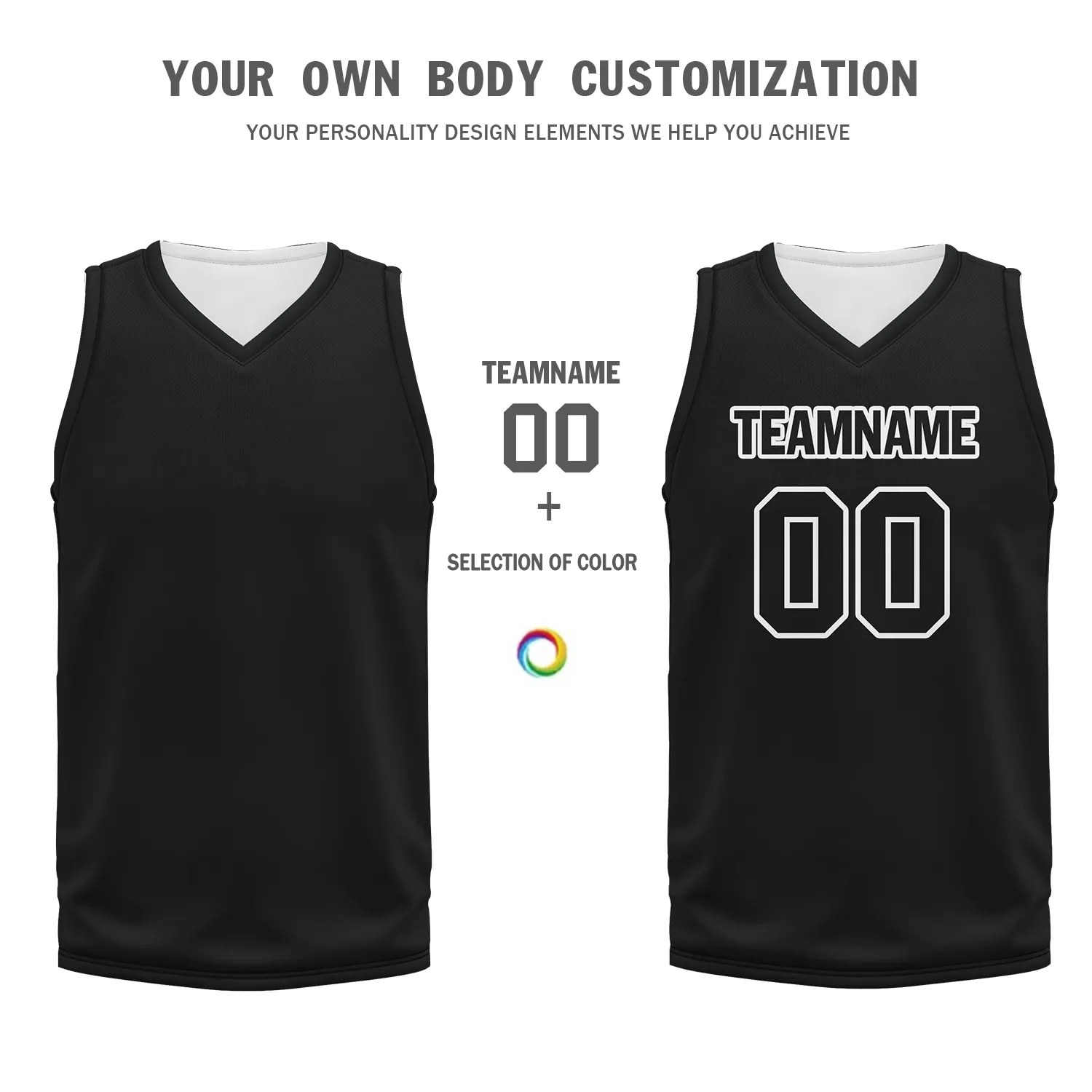 Custom Black Classic Style Sports Uniform Basketball Jersey BBJ01-bd0a7007