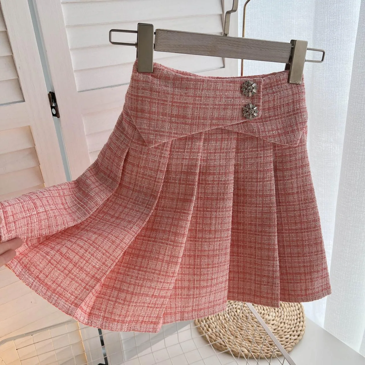 Cute A line pleated skirt   S422