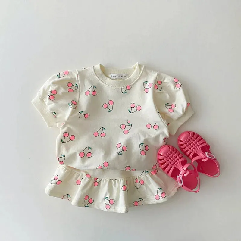 Cute Princess Top & Skirt Set