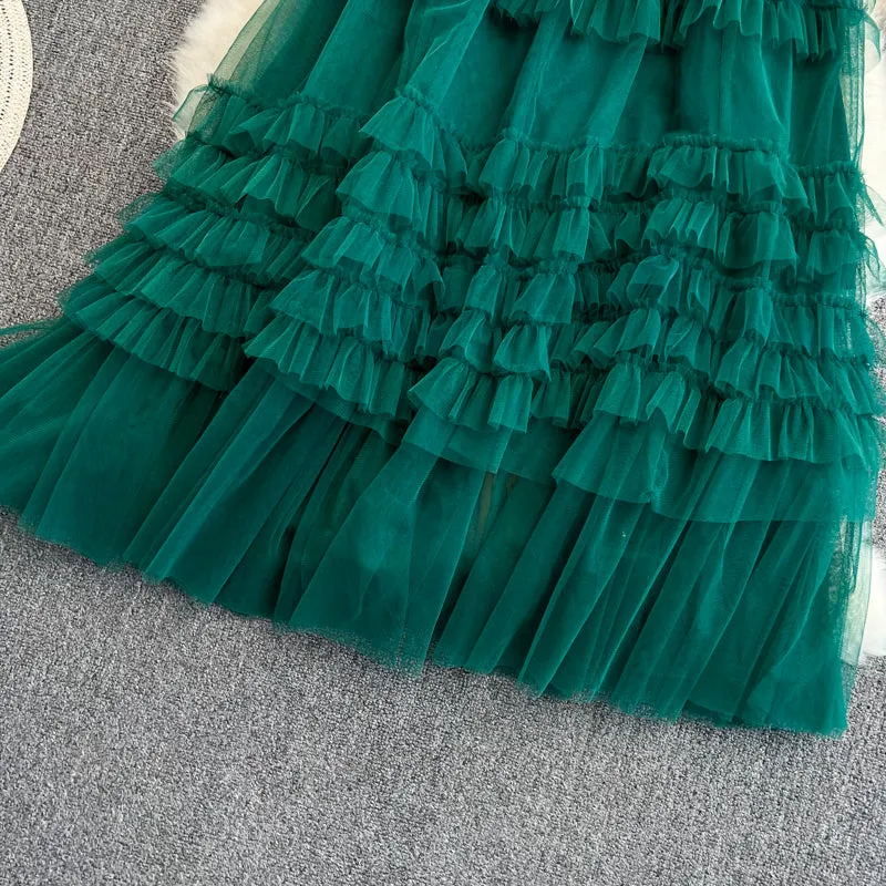 Cute tulle skirt A line fashion skirt     S433