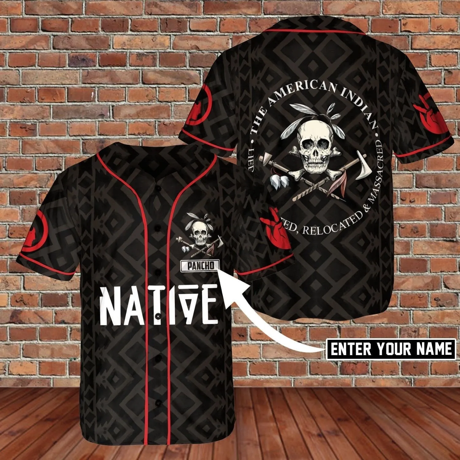 Deer Birth Totem Native American Zodiac Personalized Baseball Jersey