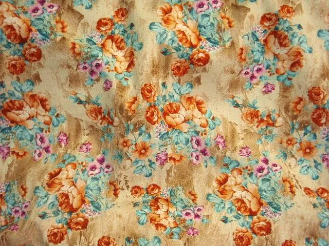 Floral Bouquet - Pure Cotton