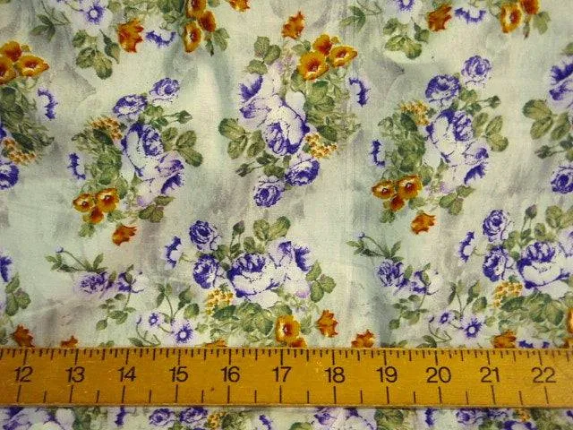 Floral Bouquet - Pure Cotton