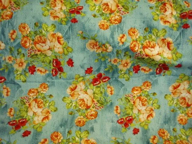 Floral Bouquet - Pure Cotton