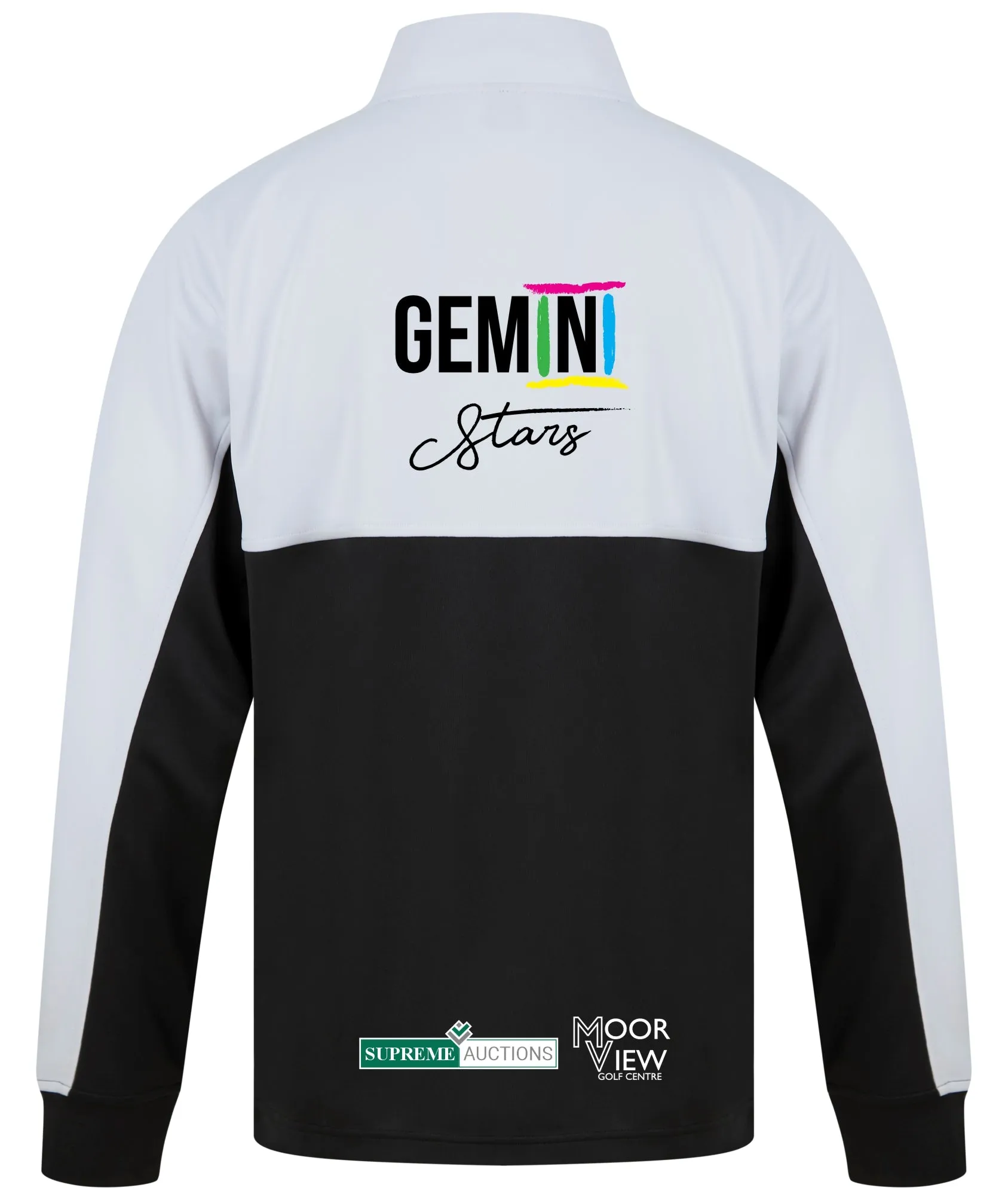 Gemini Stars Adults 1/4 Zip Tracksuit Top