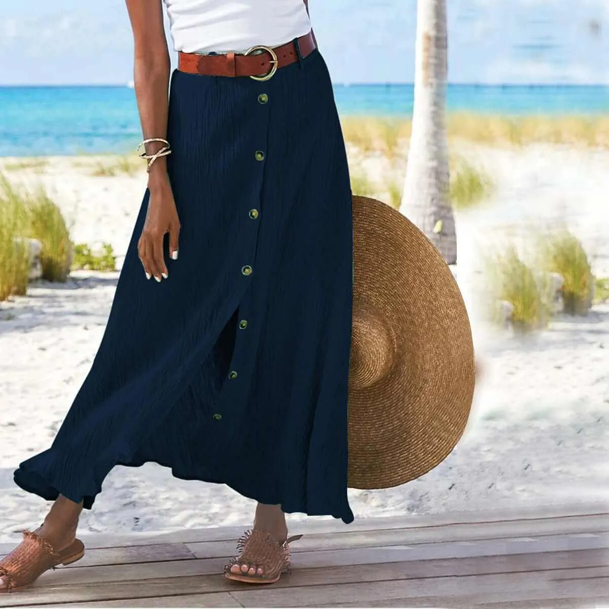 Glow Chic's A-Line Long Skirt