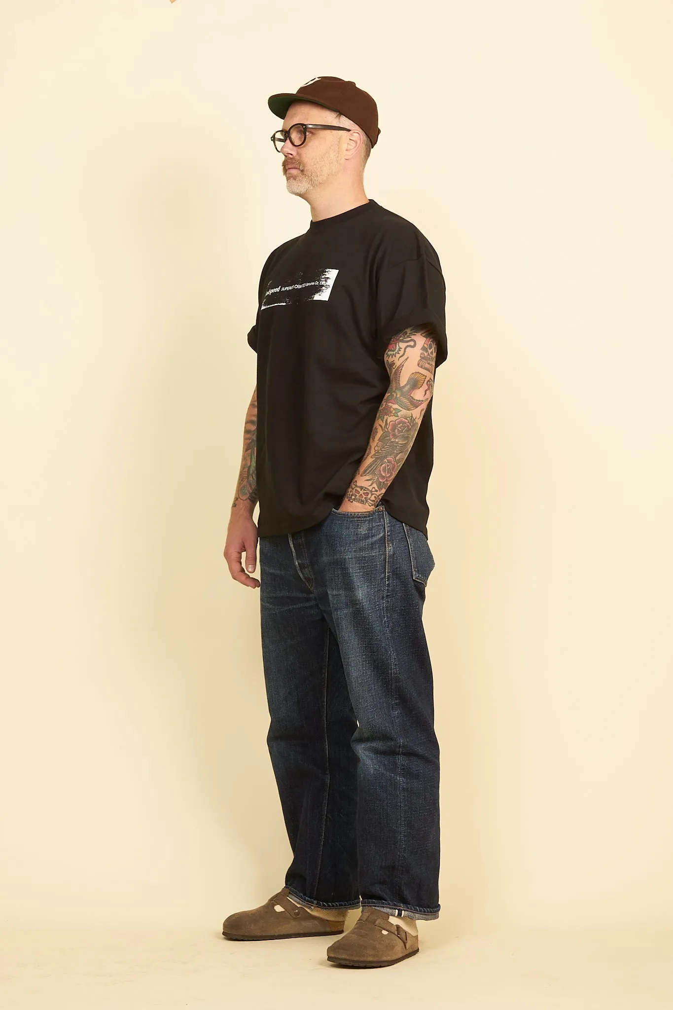 Godspeed 'Roller' Heavyweight Organic T-Shirt - Black