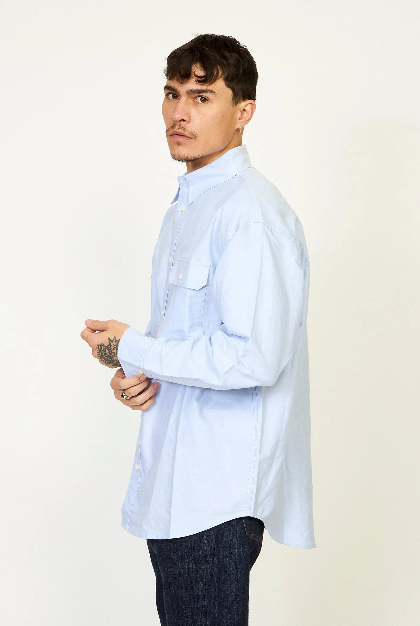 GRAMICCI Woven Oxford Button Down