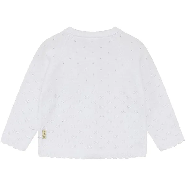 Hust & Claire Baby White Cillja Cardigan