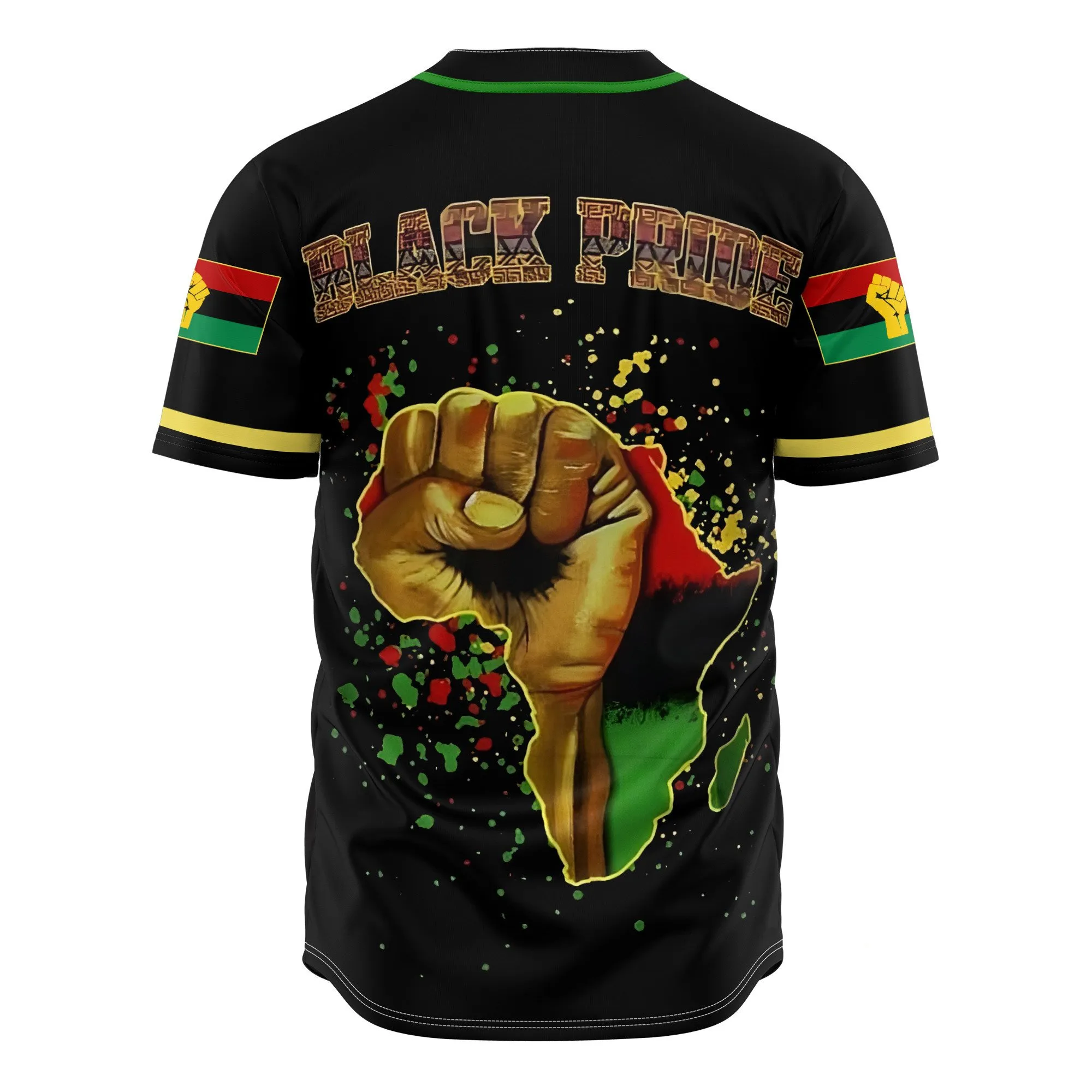 Juneteenth Black Power African American African Pride Baseball Jersey