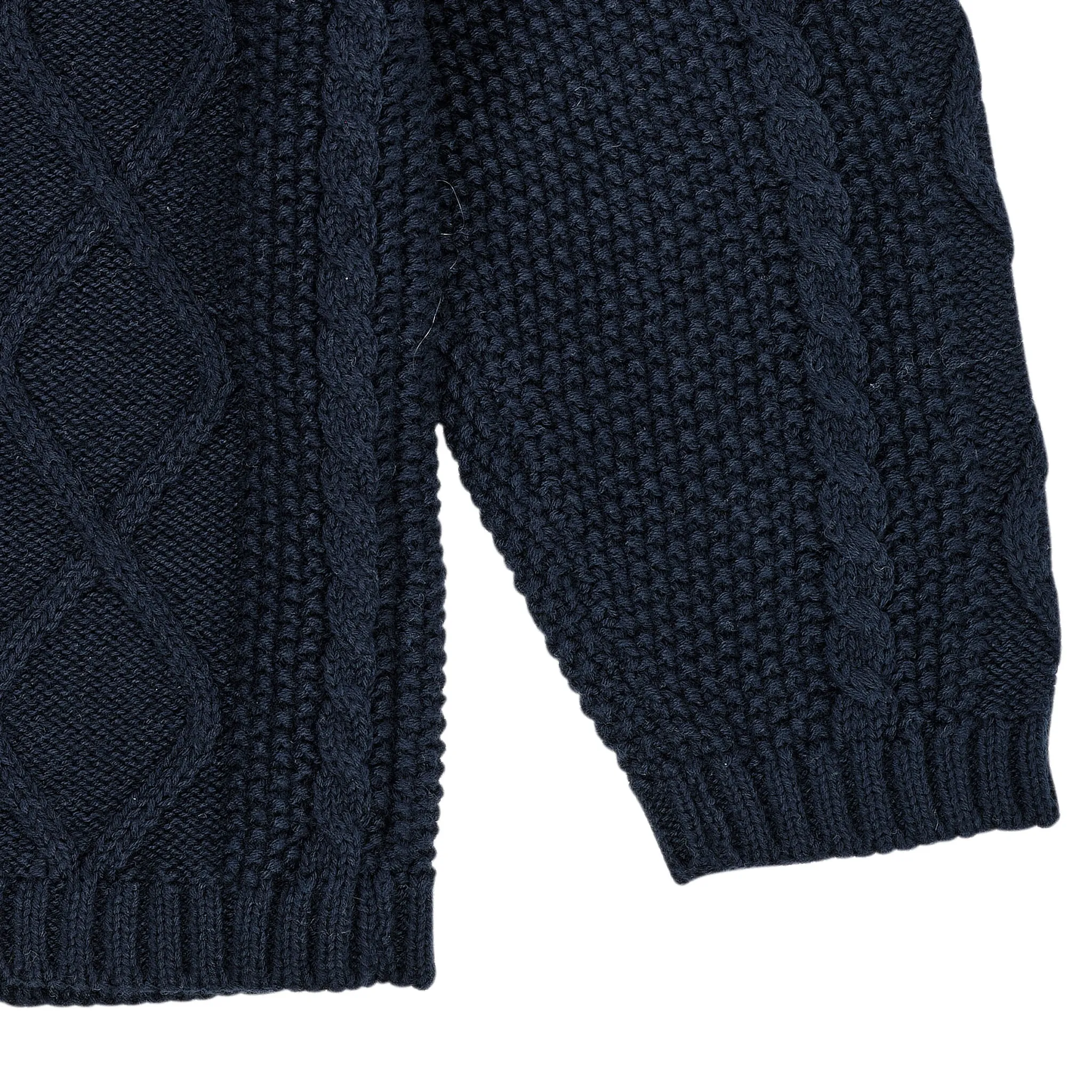 KNITTED CARDIGAN - NAVY