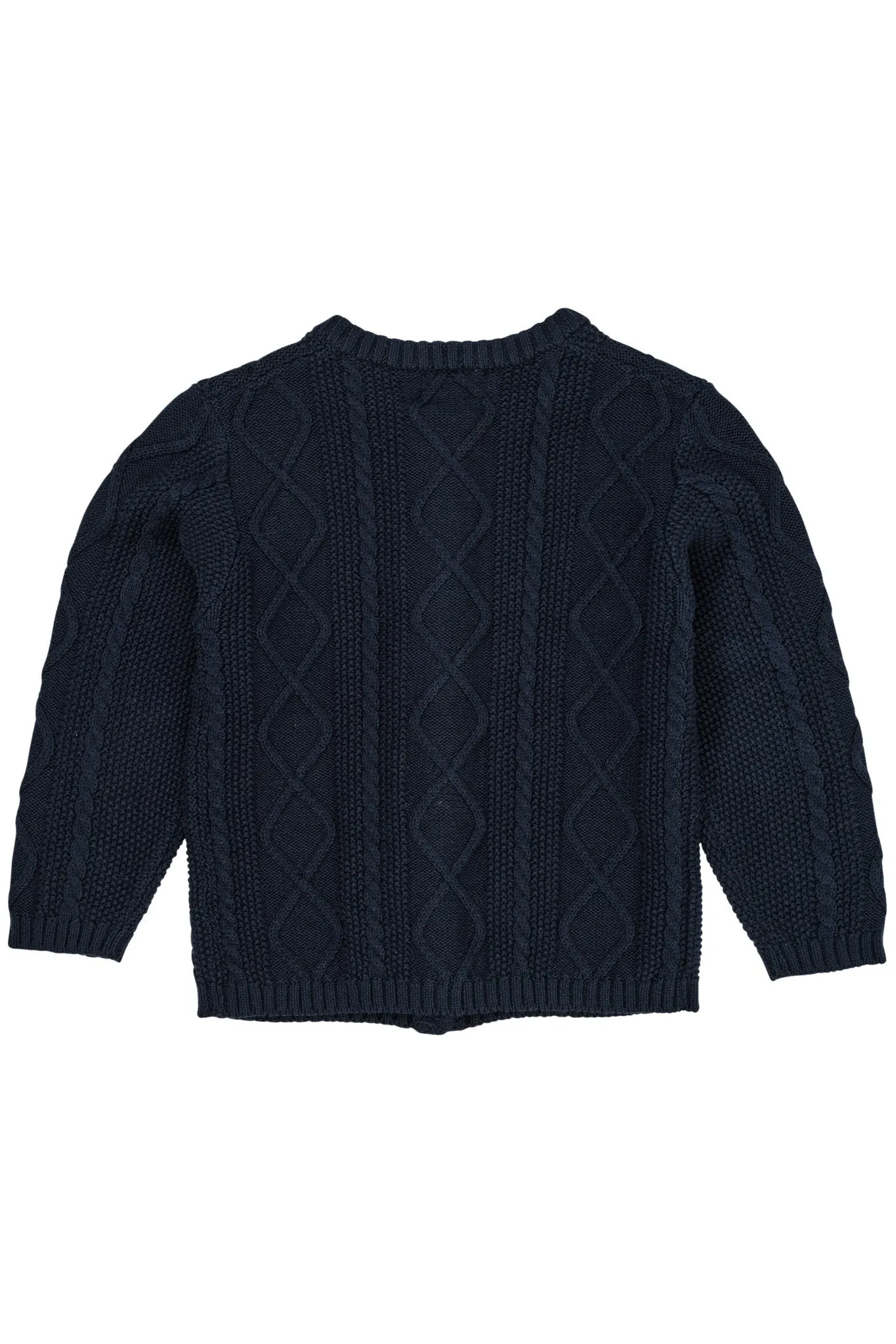 KNITTED CARDIGAN - NAVY