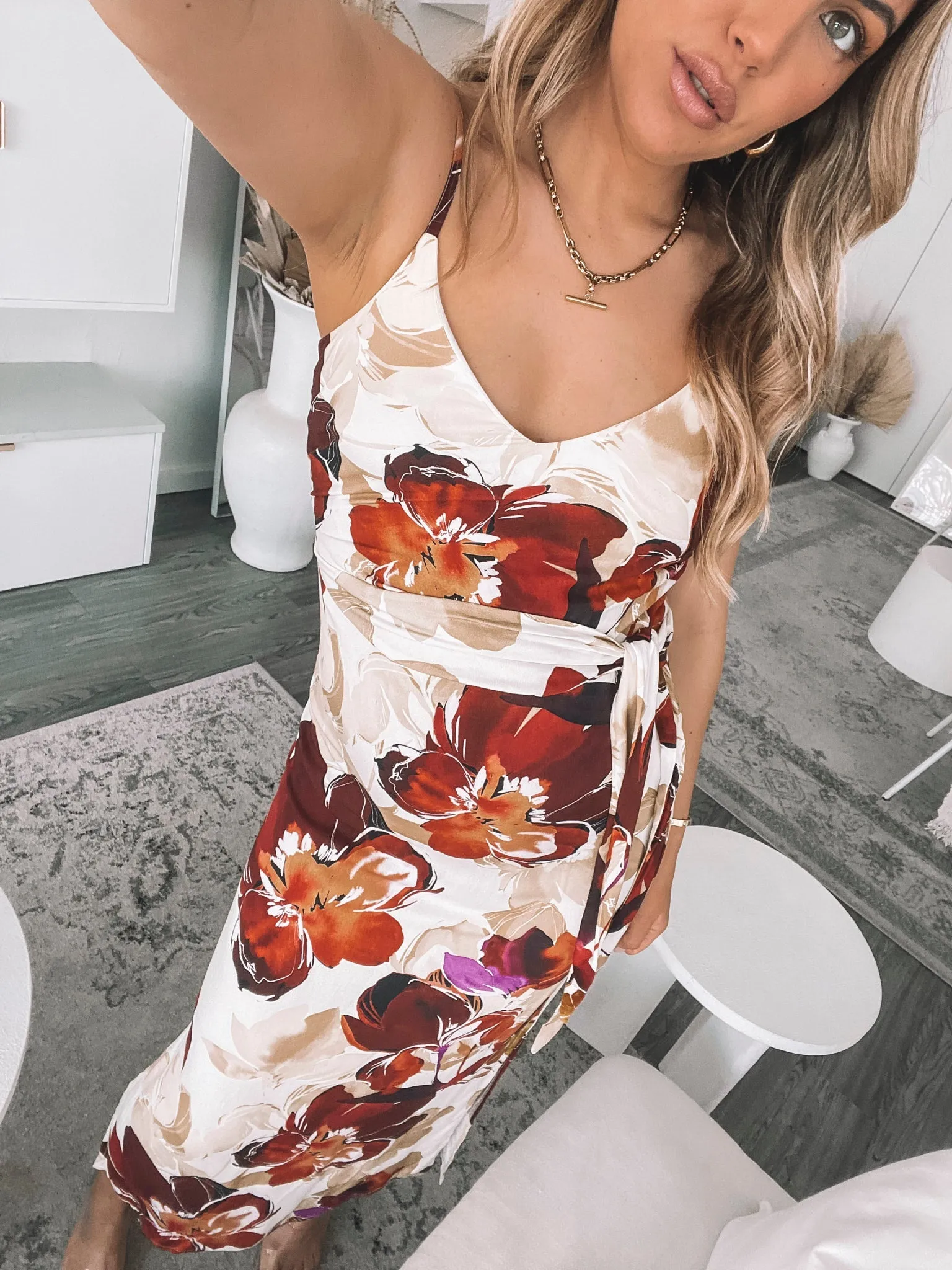 Laguna Dress - Fawn Floral