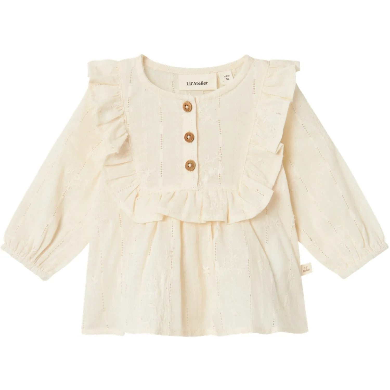 Lil'Atelier Turtledove Rhody Loose Shirt