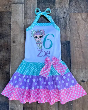 LOL Doll Little Girl Party Dress