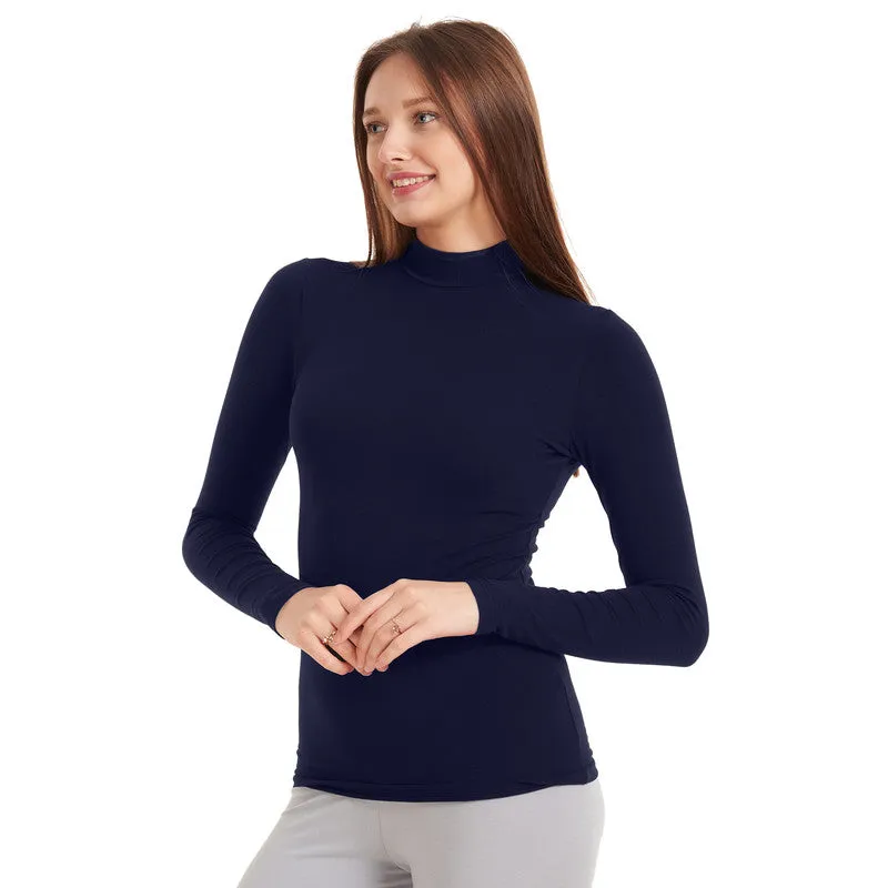 Long Sleeve High Neck Cotton for Women