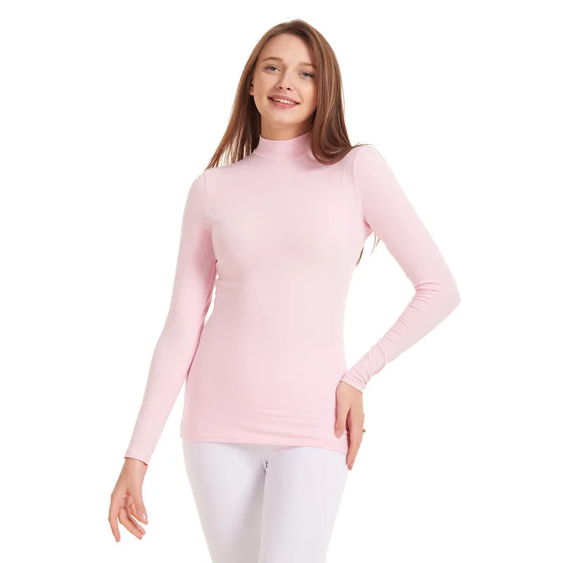 Long Sleeve High Neck Cotton for Women