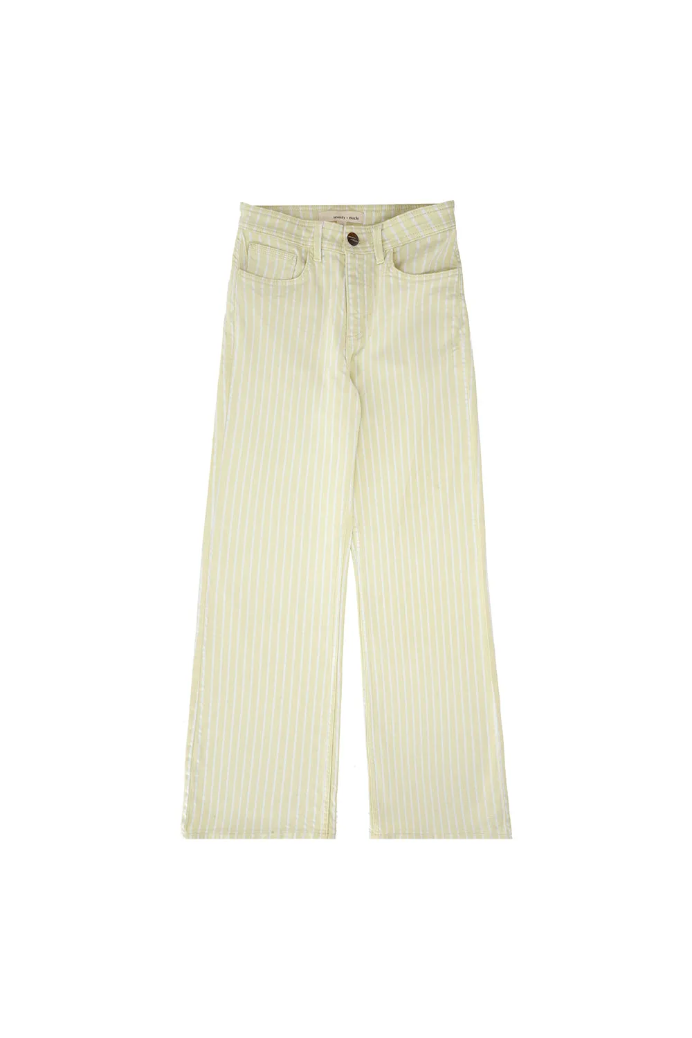 Mabel Jean in Buttermilk Wide Stripe