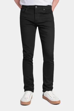 Men's Essential Skinny Fit Colored Jeans (Black)