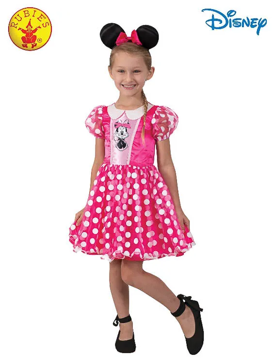 MINNIE MOUSE PINK DELUXE COSTUME, CHILD