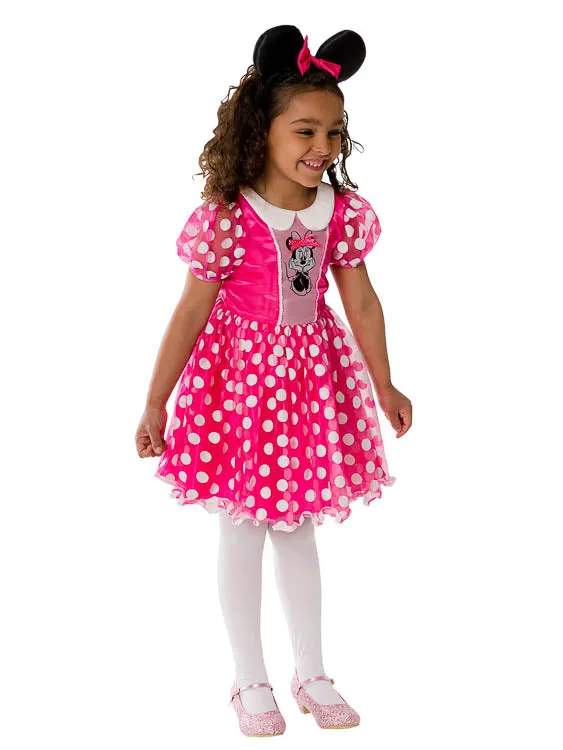 MINNIE MOUSE PINK DELUXE COSTUME, CHILD