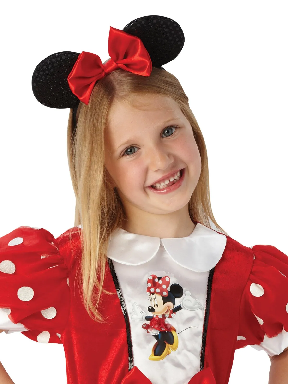 Minnie Mouse Red Glitz Costume for Kids - Disney Mickey Mouse